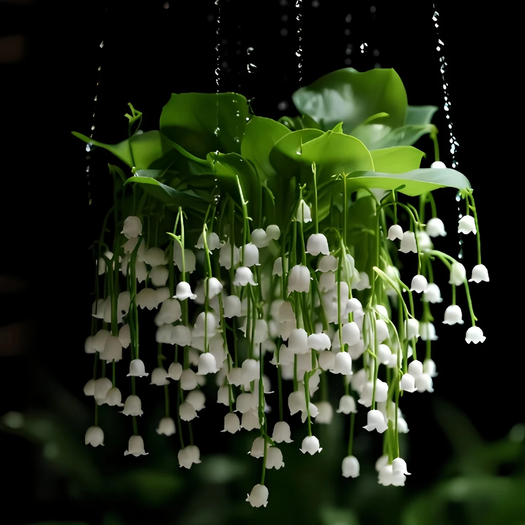 浓香型铃兰花盆栽驱蚊室内办公室绿植耐寒耐热盆栽好养阳台花卉垂