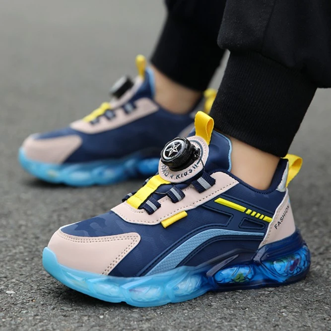 品质优选童鞋男童6-12岁儿童运动鞋2023新款秋季皮面防水减震跑步