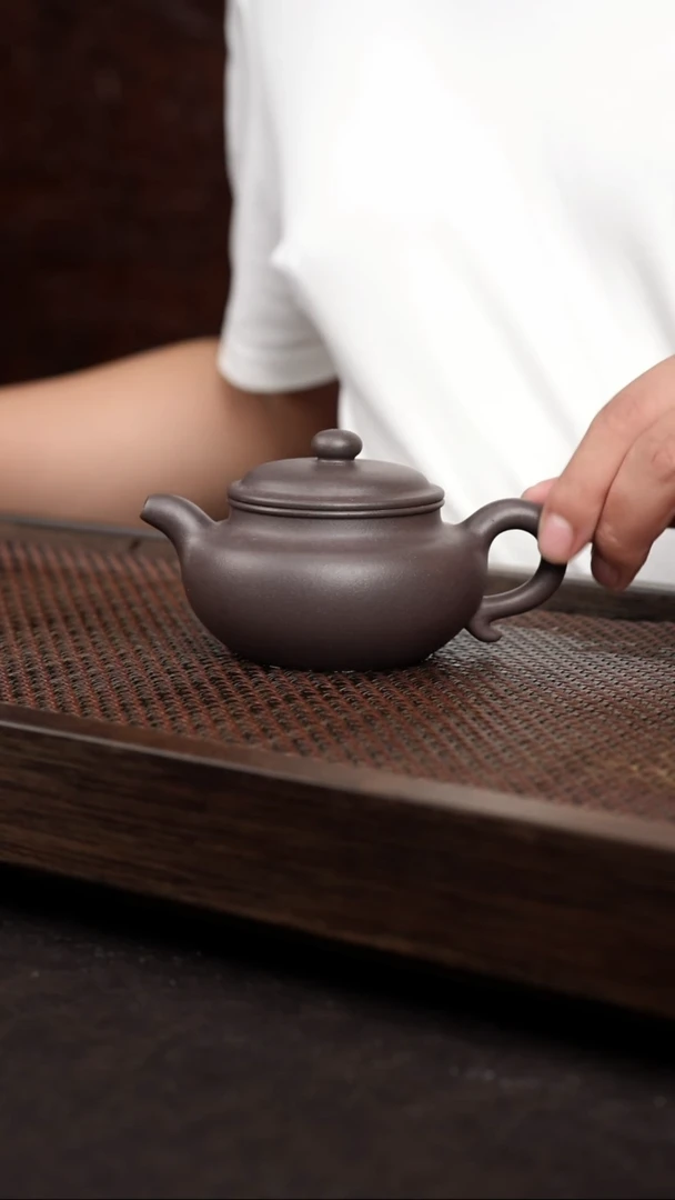 【闪购商品】紫砂茶壶天青仿古