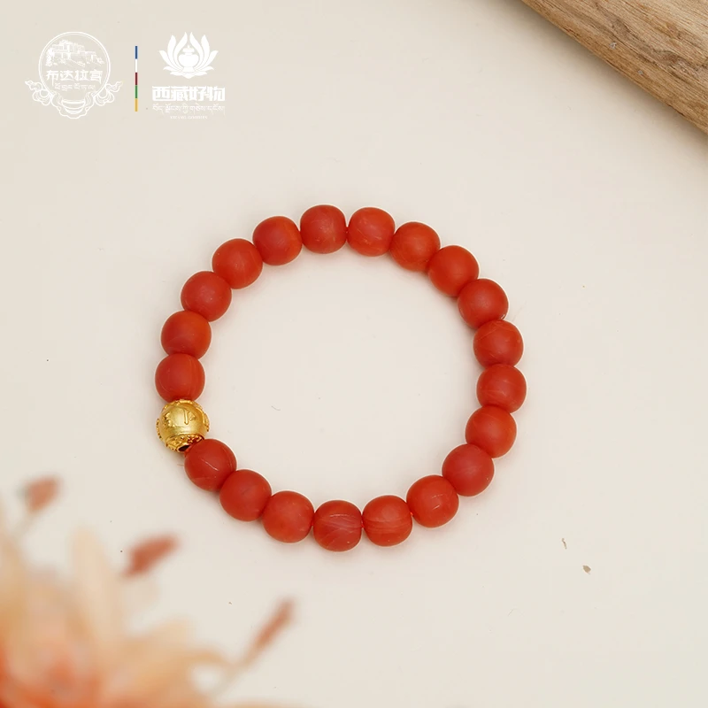 POTALA PALACE/布达拉宫925银南红手串时尚百搭