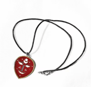 布达拉宫藏戏面具吊坠红色款