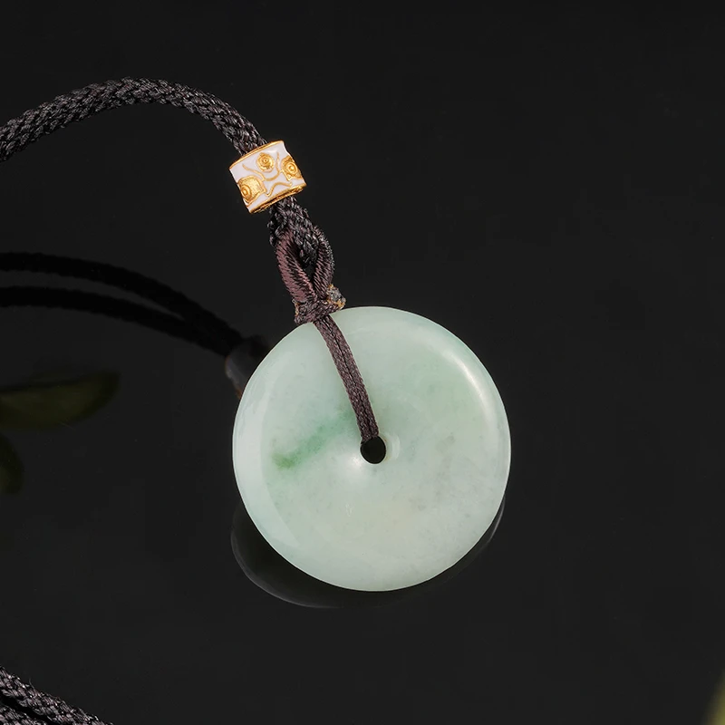 布达拉宫翡翠平安扣吊坠百搭新中式品质珠宝饰品布宫官方旗舰正品