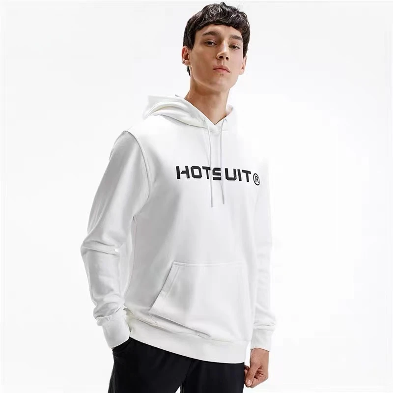 592 3089 男款纯棉运动套头连帽户外跑步健身休闲卫衣