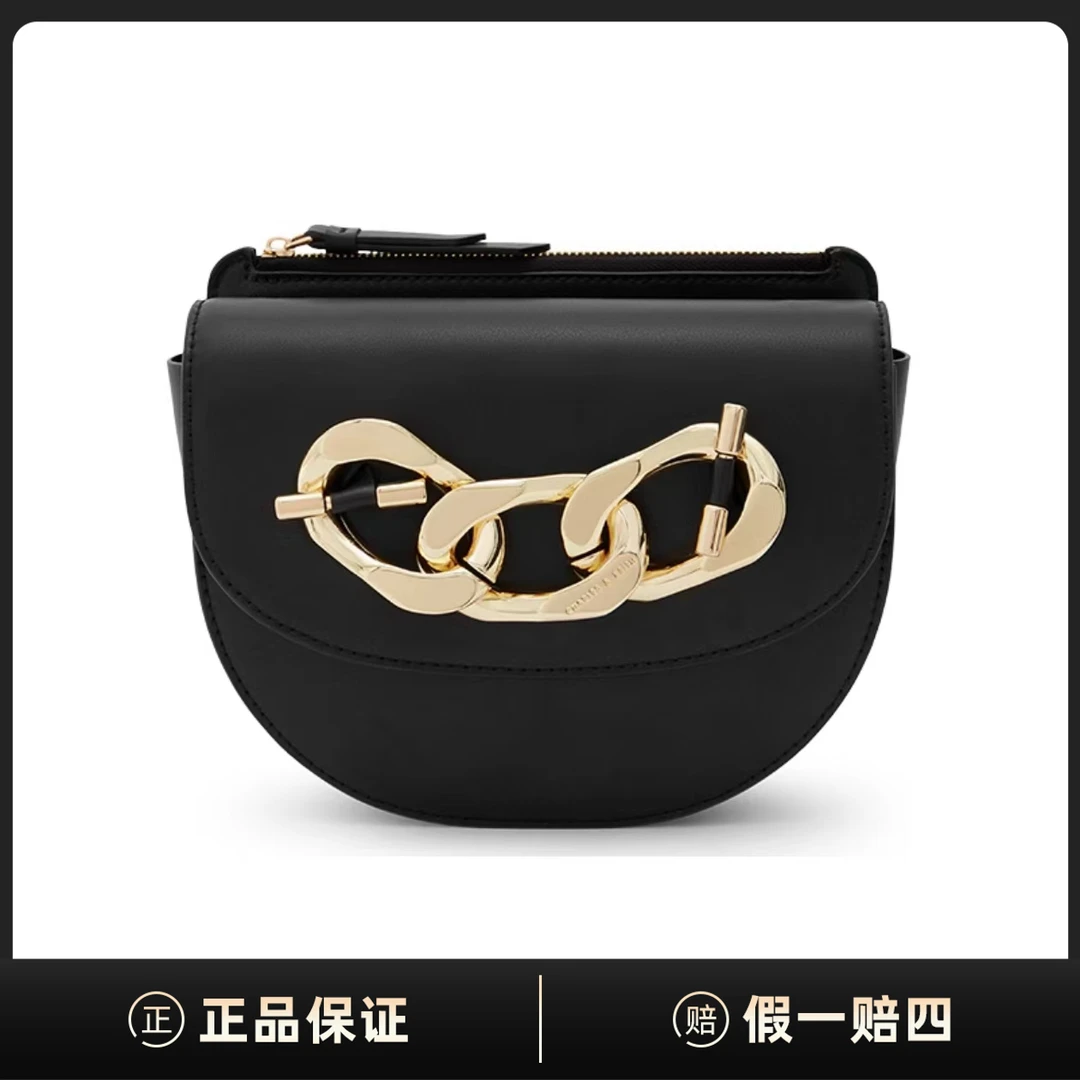 99新 CHARLES & KEITH 单肩包/21*6*14/C258697（微瑕）