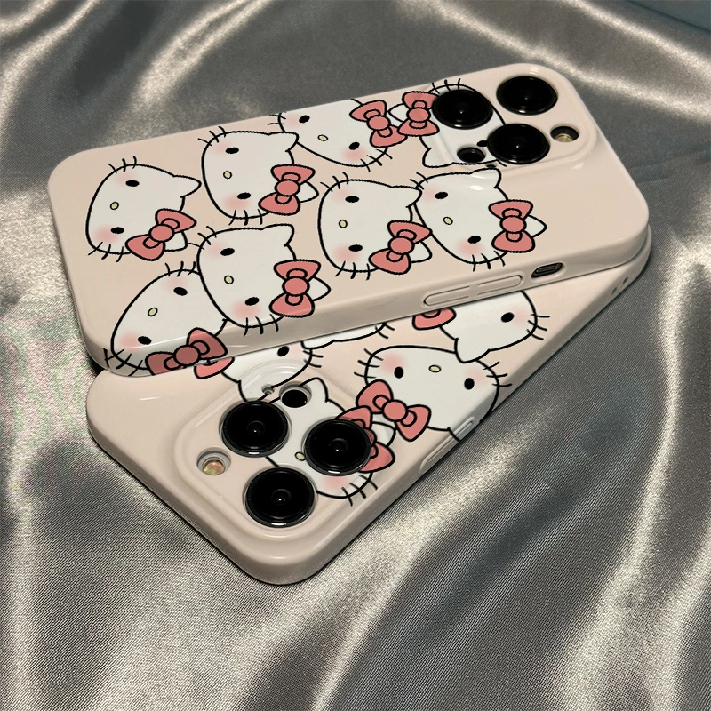凯蒂猫适用iphone14promax菲林手机壳苹果13/12全包11硬套xr潮手