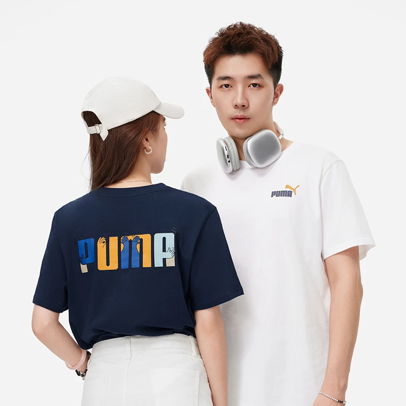 PUMA彪马官方男装女装运动服休闲短袖T恤