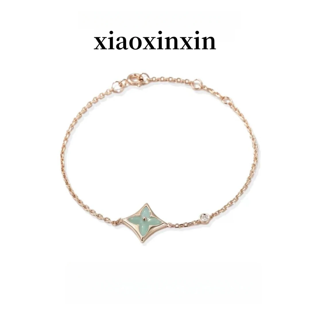 铜合金手链 G7012蓝色精工cnc单花天河蓝单花手链