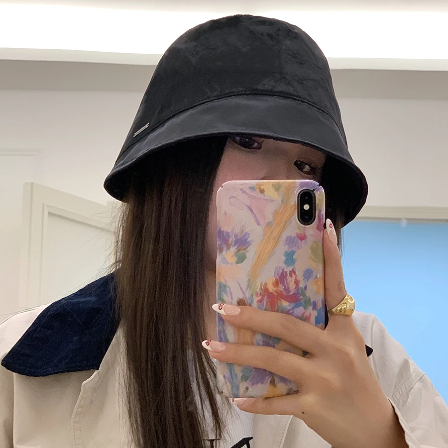 【橙子家】亲子款遮阳渔夫帽大头围夏季显脸小大脸圆脸纯色百搭