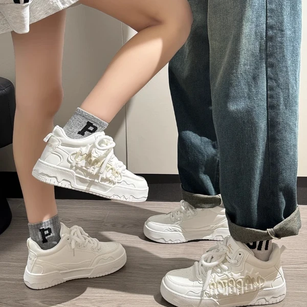 回力高帮运动小白鞋2025新款春季小众百搭时尚女休闲板鞋女厚底