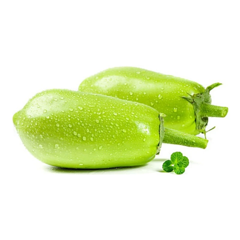 东北鞍山特产绿茄子青茄子甜茄子无籽茄子可生吃农家自种现摘现发