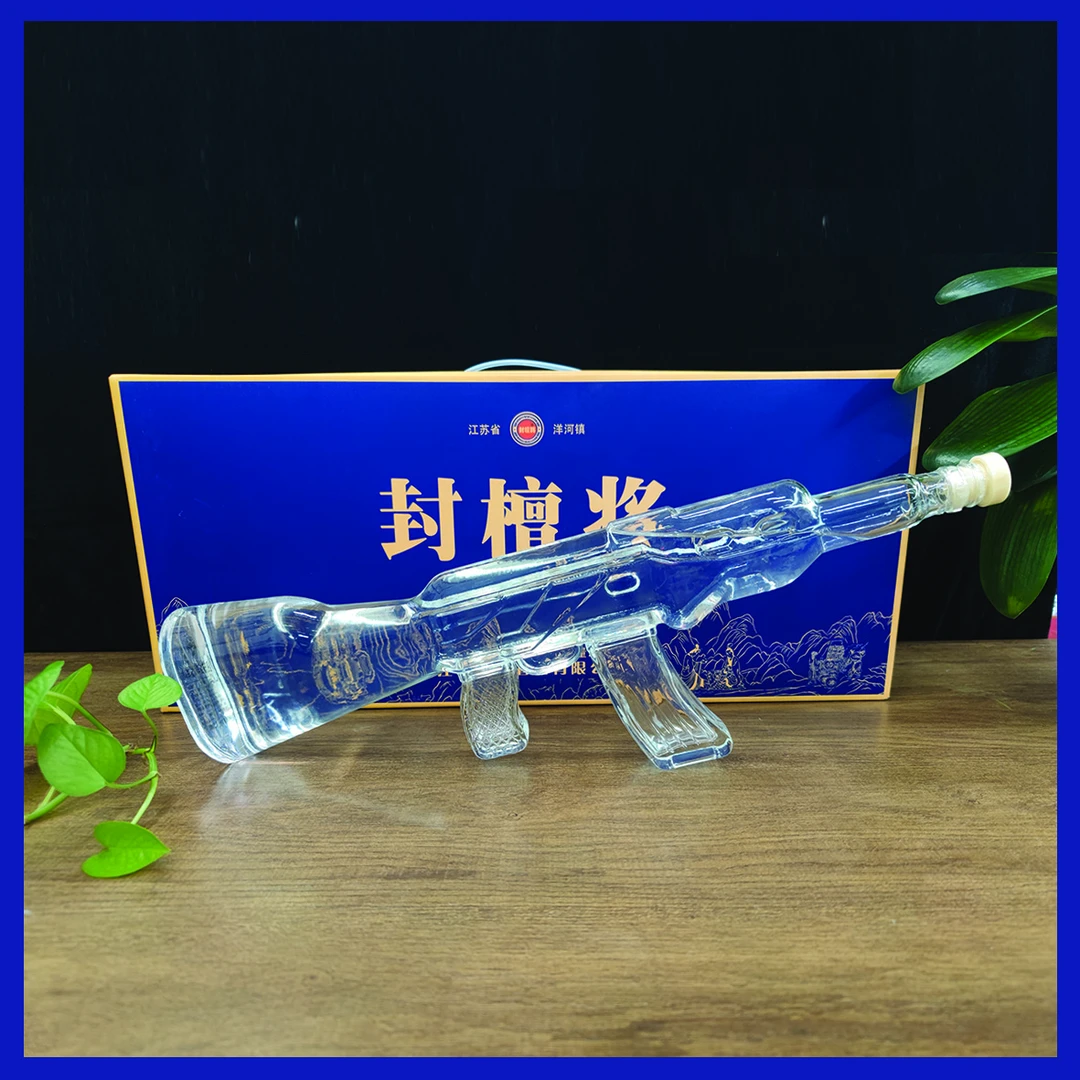 封檀将52度浓香型纯粮白酒摆件礼盒收藏个性造型酒52度