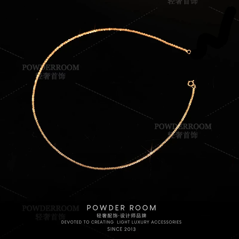 坠链均925银 【闪耀】时尚百搭精致轻奢简约气质素链冷淡风设计感