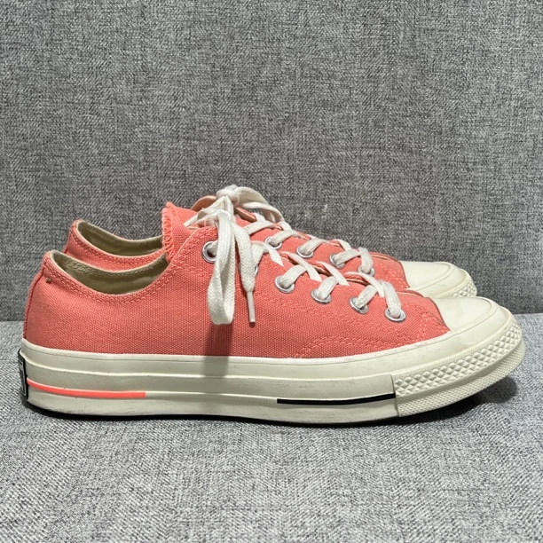 39码 Converse 1970s 复古经典 休闲 帆布板鞋 缤纷粉橙 二手/9新