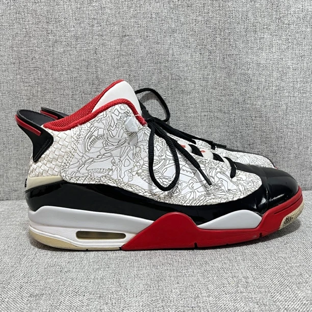 44.5码 Air Jordan Dub Zero zoom air 篮球鞋 公价1199 二手/9新