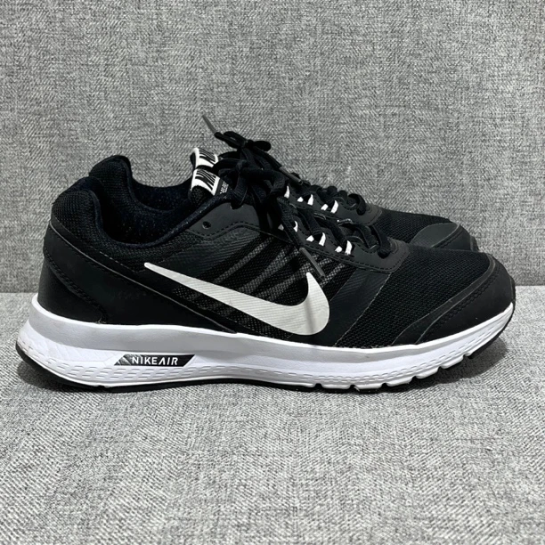 37.5码 Nike Air Relentless 5 减震耐磨 低帮 跑鞋 黑/白