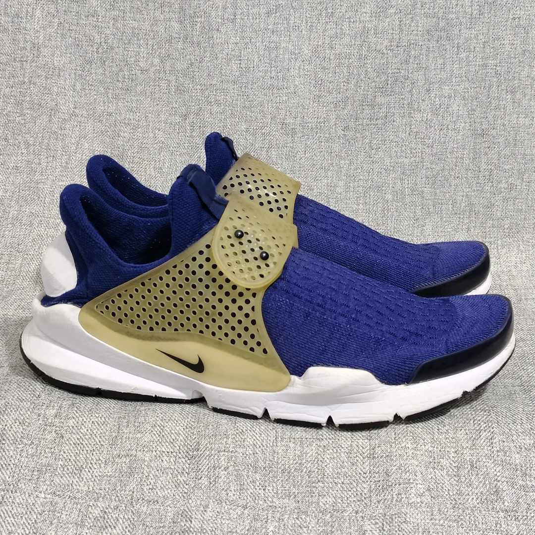44码 Nike Sock Dart 休闲鞋 藏蓝色 公价1299 织面logo位置磨损