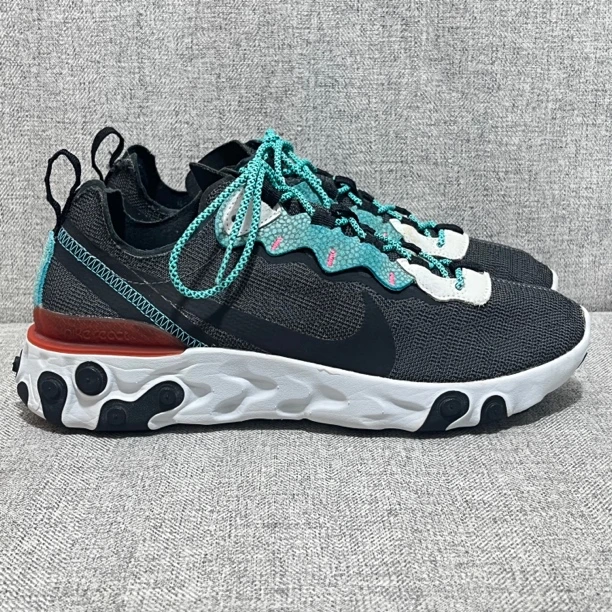 40码 Nike React Element 55 轻便透气 泡棉 运动 跑鞋 二手