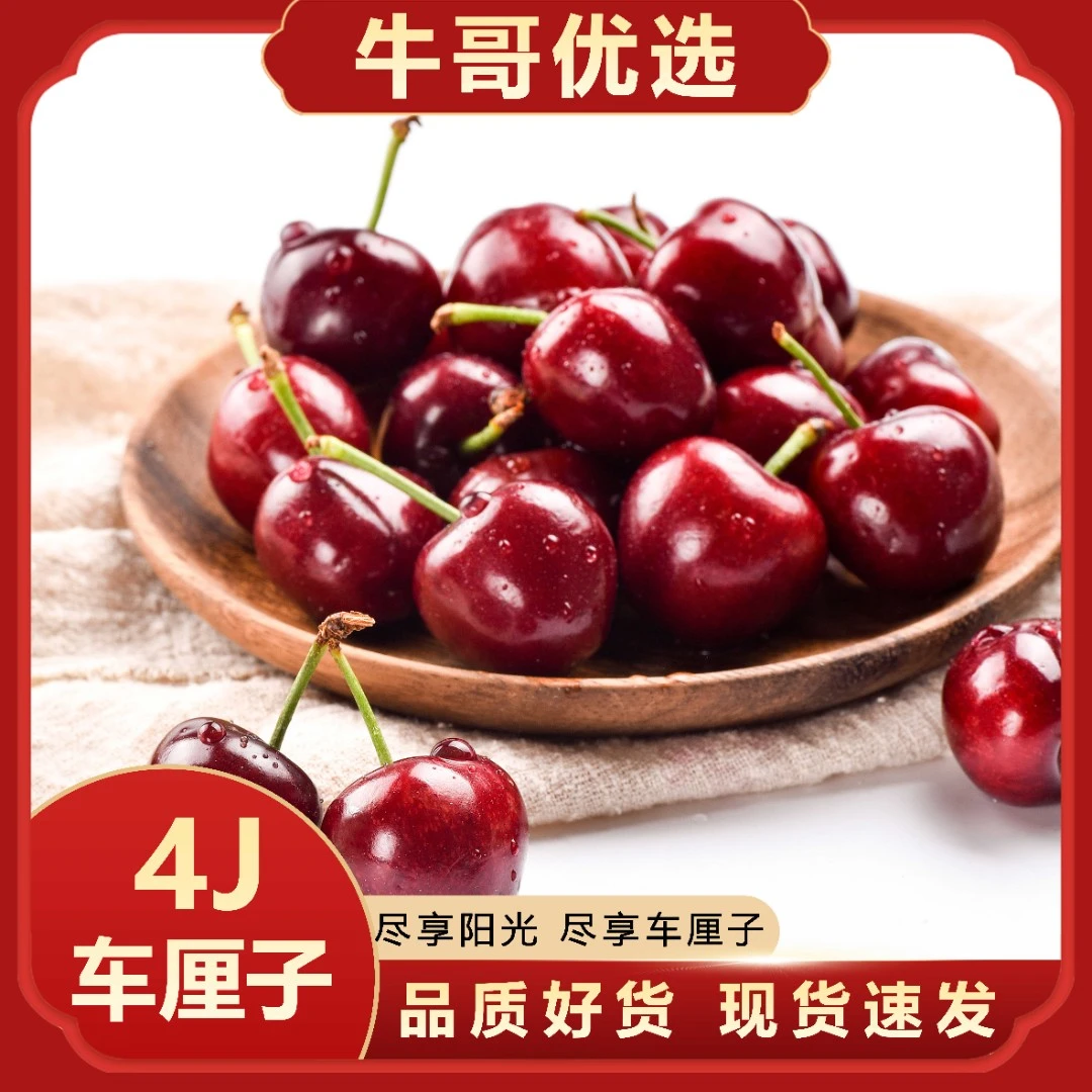 【原盒无拆分】±5斤装智利Regina瑞吉纳4J车厘子 脆甜多汁 果肉饱满