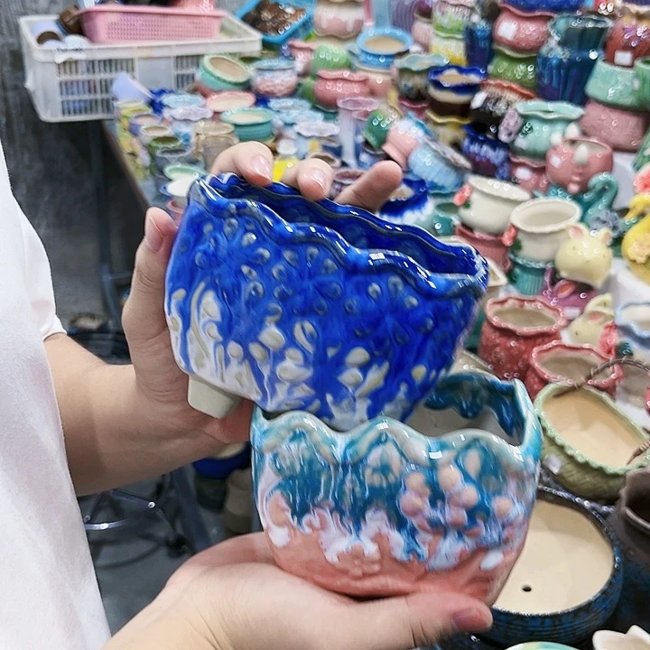 陶瓷高温陶瓷多肉花盆