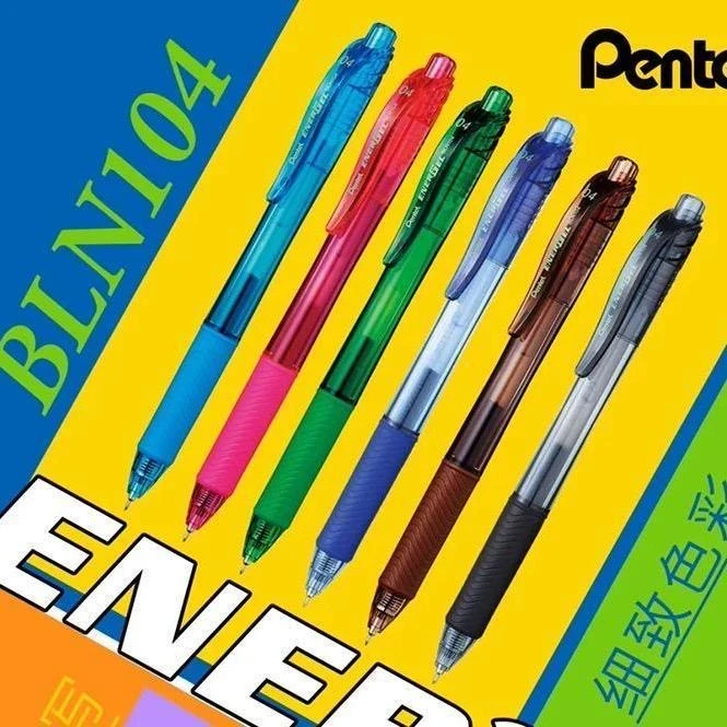 Pentel派通彩色中性笔速干中性笔BLN-104