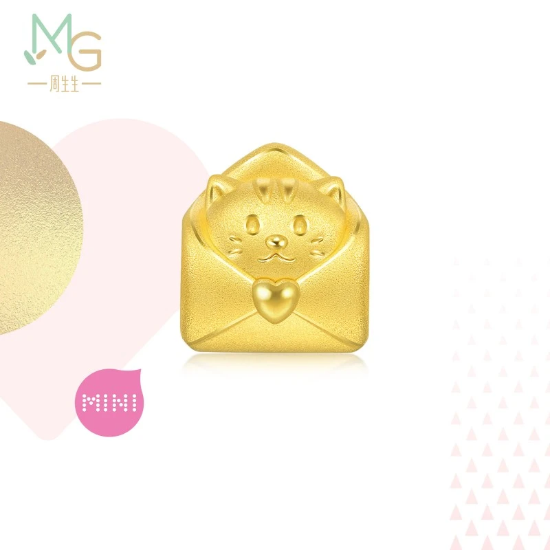 MINTYGREEN/周生生双11爱情童话信封串珠92442C