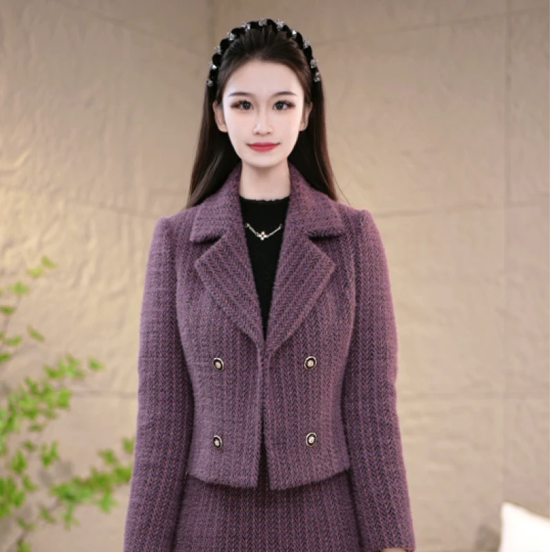 高贵优雅大方洋气时尚精致修身显瘦两件套套装