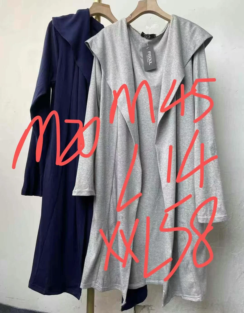 纸片棉质风衣长款/00