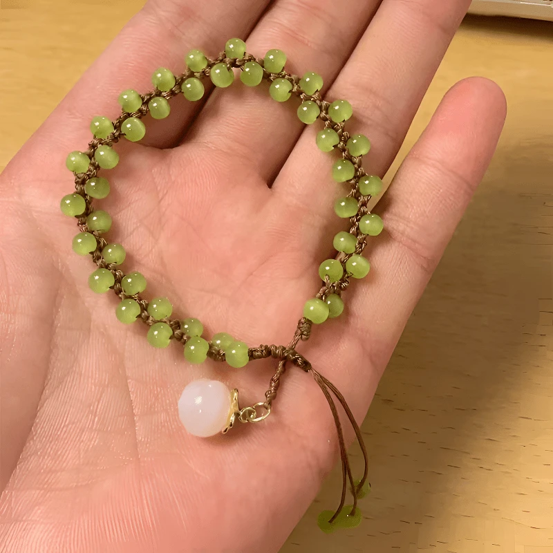 【咕咕】手工diy自制材料包送闺蜜情侣女朋友编绳礼物简约小青提