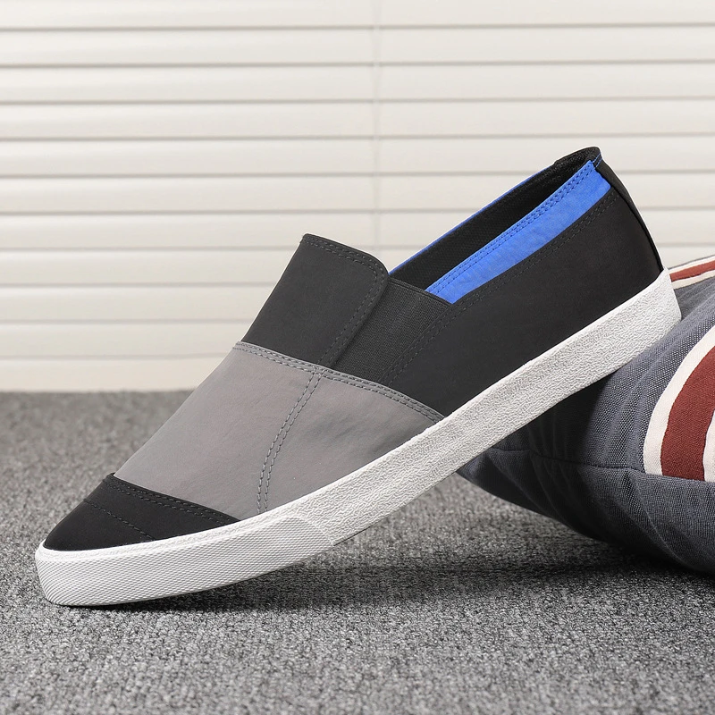 夏季潮流百搭休闲布鞋时尚透气潮鞋低帮男士帆布鞋软底老北京布鞋