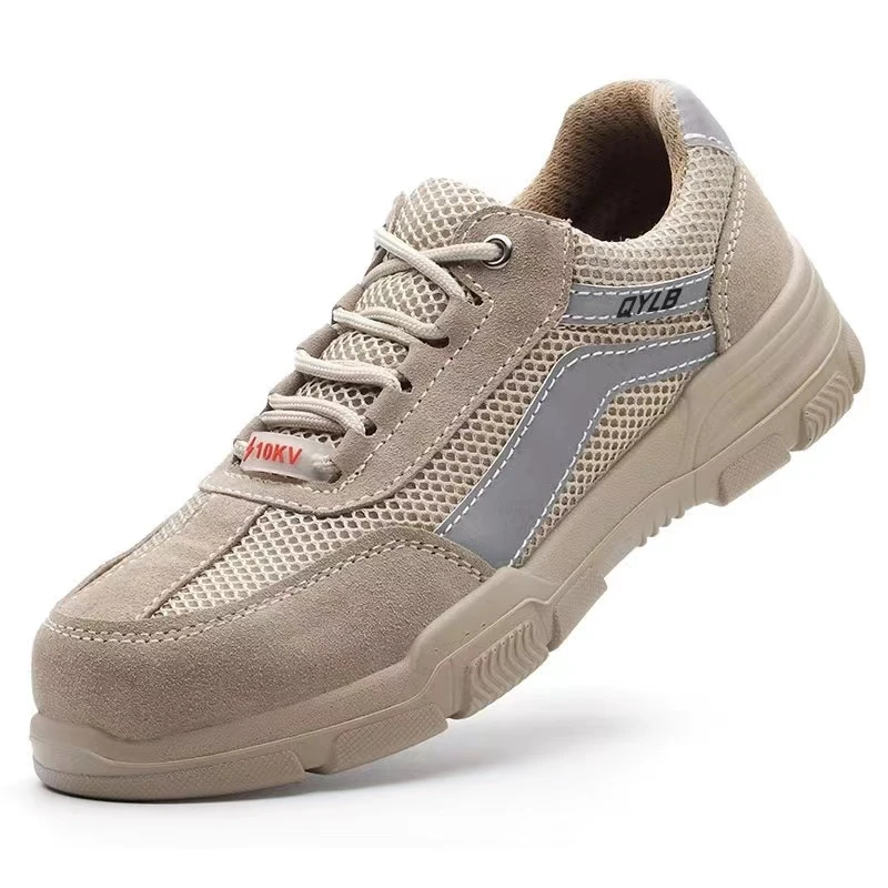 绝缘10kv电工四季款劳保鞋透气防砸防刺穿轻便软底工作防滑防臭