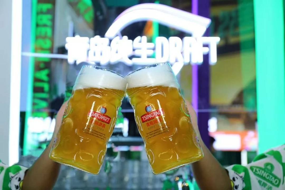 青岛啤酒鲜吧源汇区店青岛纯生5斤
