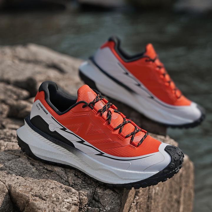 秋冬低帮网面防滑防泼水耐磨登山越野跑山地户外情侣户外徒步鞋