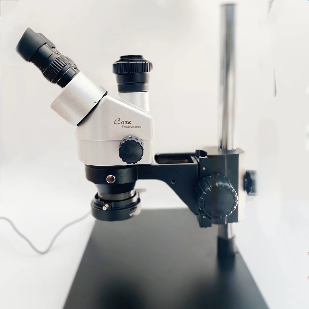 手机维修  微芯源Core Boundary4K臻三目显微镜手工植锡飞线高清