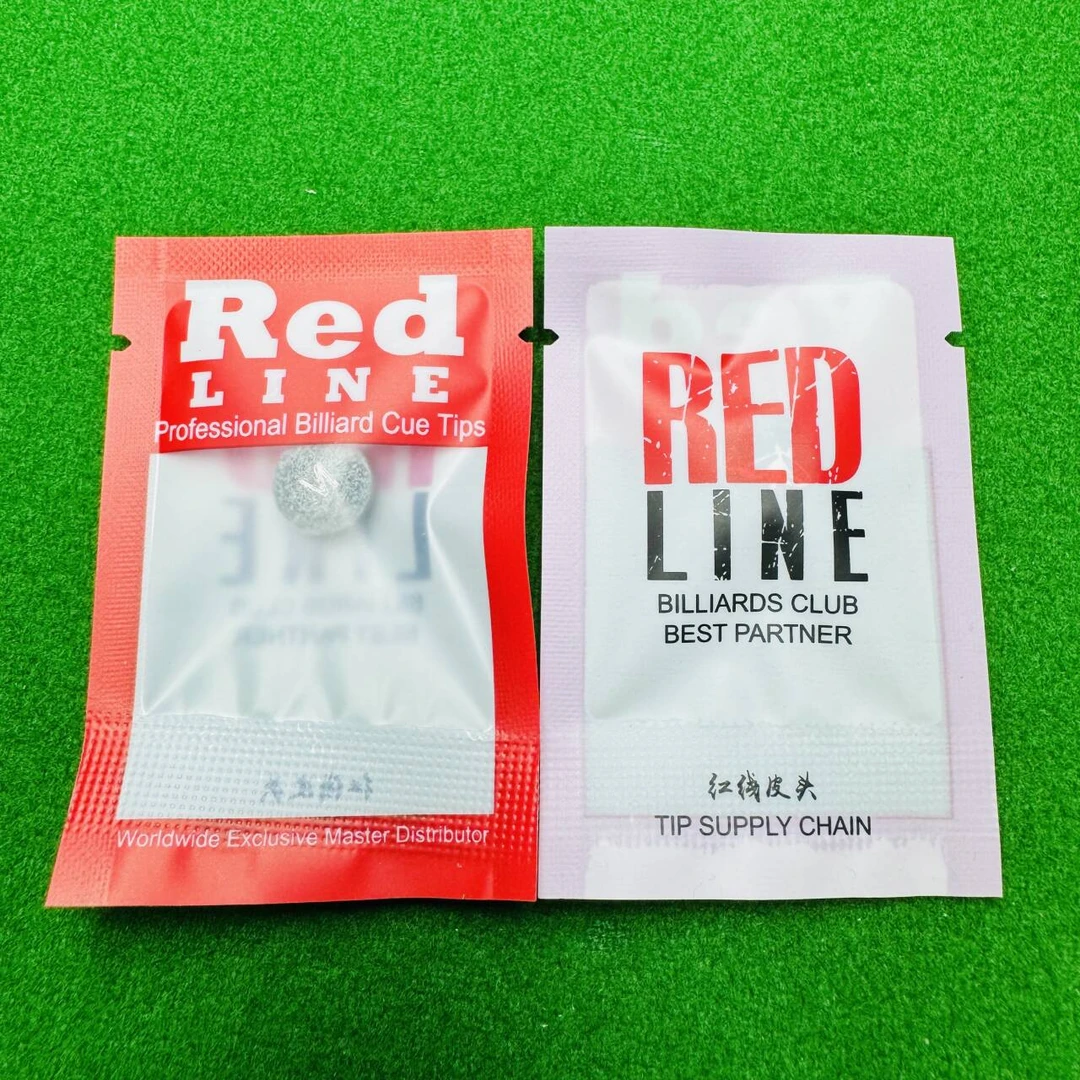 赏金猎人红线皮头单层皮头小头杆皮头11mm中性皮头台球杆单层皮头