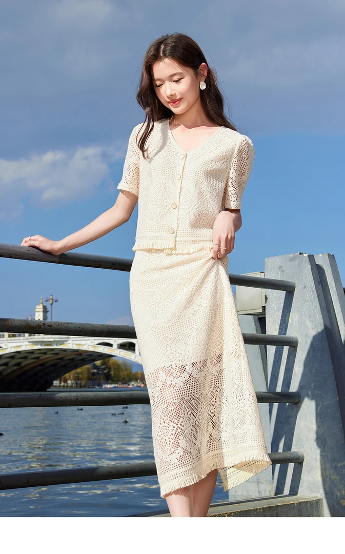 2025夏季新款套装裙时尚法式拼接宽松小个子裙子连衣裙夏装夏款MM