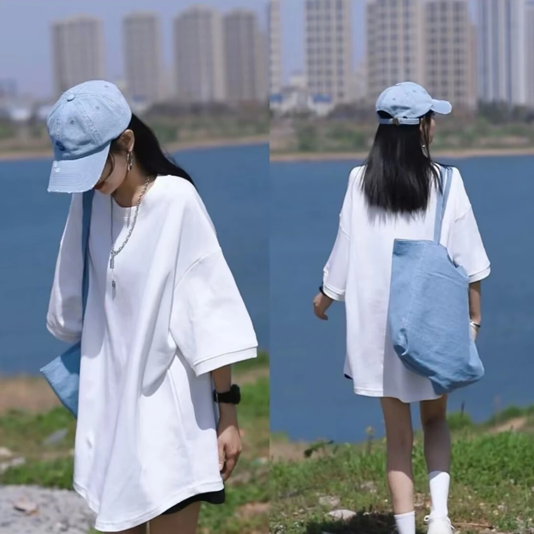 2025夏季新款宽松显瘦韩版百搭休闲设计感潮短袖T恤