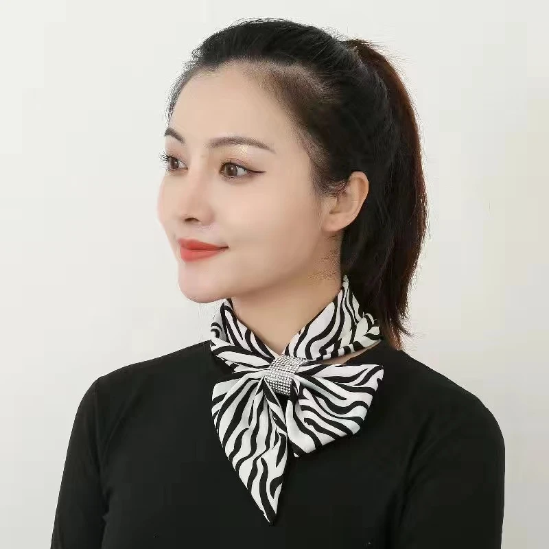 【春夏爆款】新款防晒条纹小丝巾 遮纹护颈时尚薄款 冰凉舒适YL