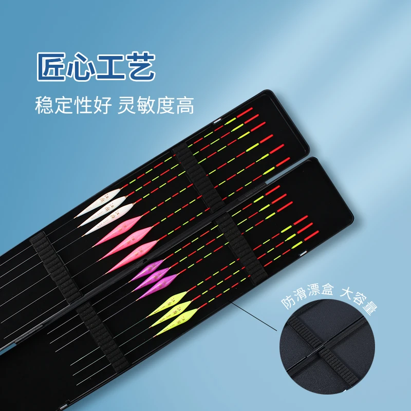 【推荐】水库综合野钓轻口长尾鲫鱼漂加粗醒目鱼漂远投纳米浮漂