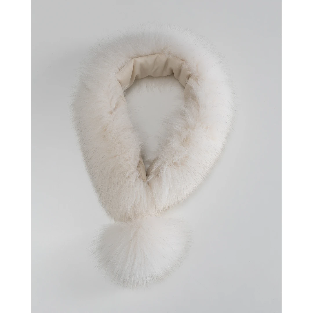 SE【戎冬】围巾女秋冬气质百搭短款毛毛围脖S2023110603