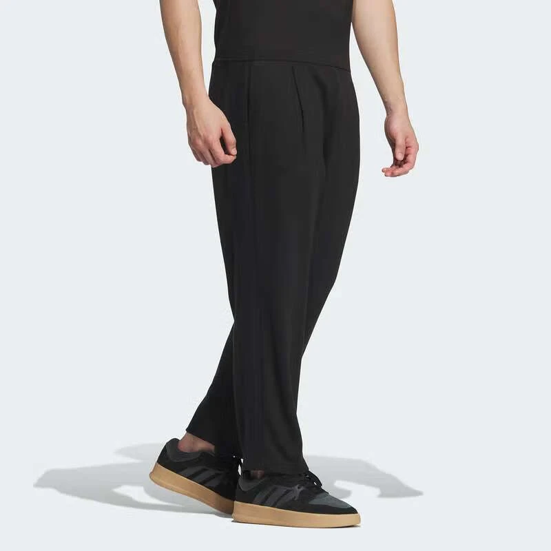 Adidas/阿迪达斯 男子武极系列运动休闲九分裤黑色JI8705