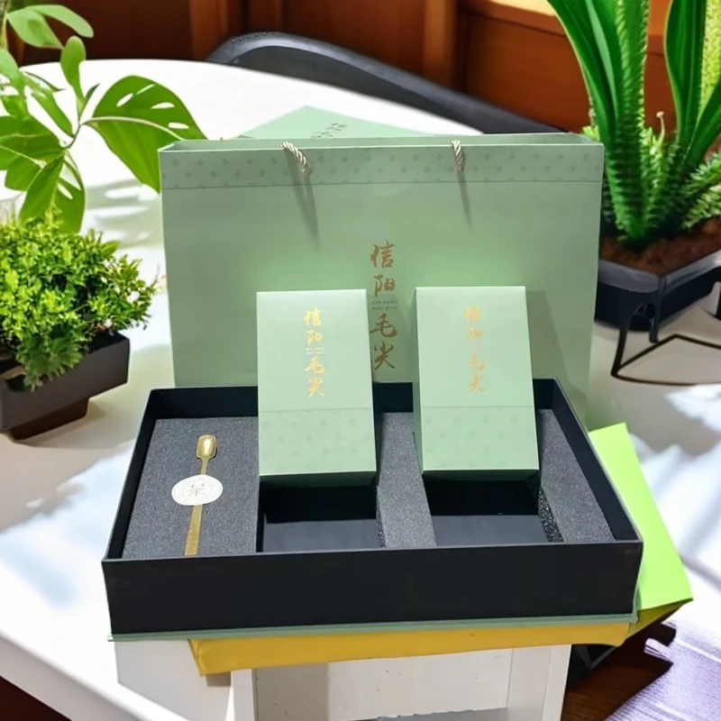 头春头采新鲜信阳毛尖茶叶礼盒装