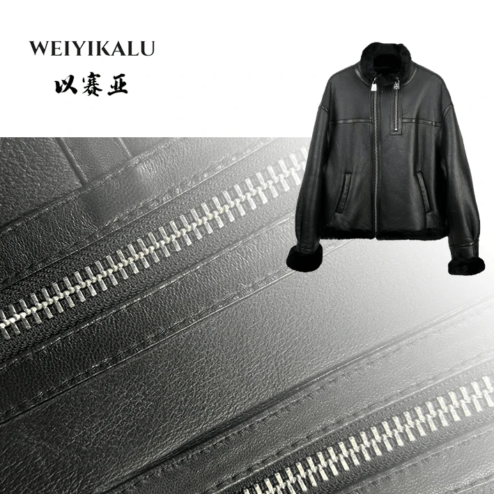 以赛亚 末日乌托邦 24年LMT皮草女款双拉链立领皮毛一体外套23037