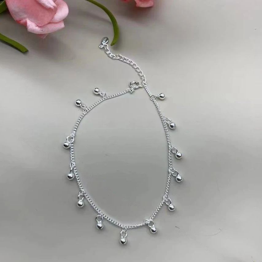 足银手链 【玲珑手链】足银999时尚气质手工女款百搭仙女足银手链