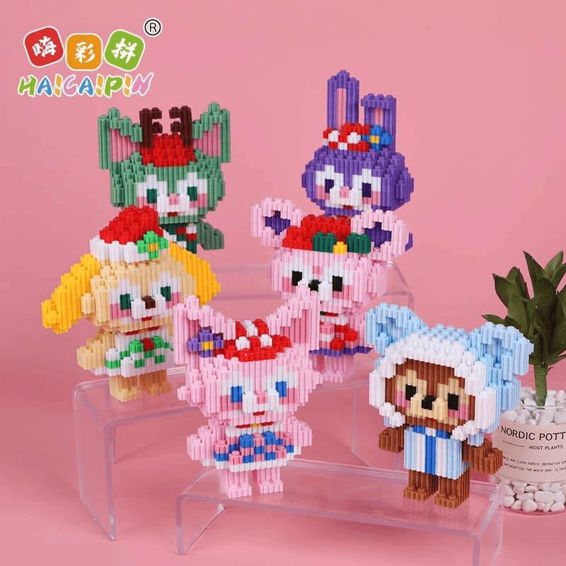 【福利款2.1包邮】微小颗粒拼装积木拼图益智玩具成人男女孩大摆件