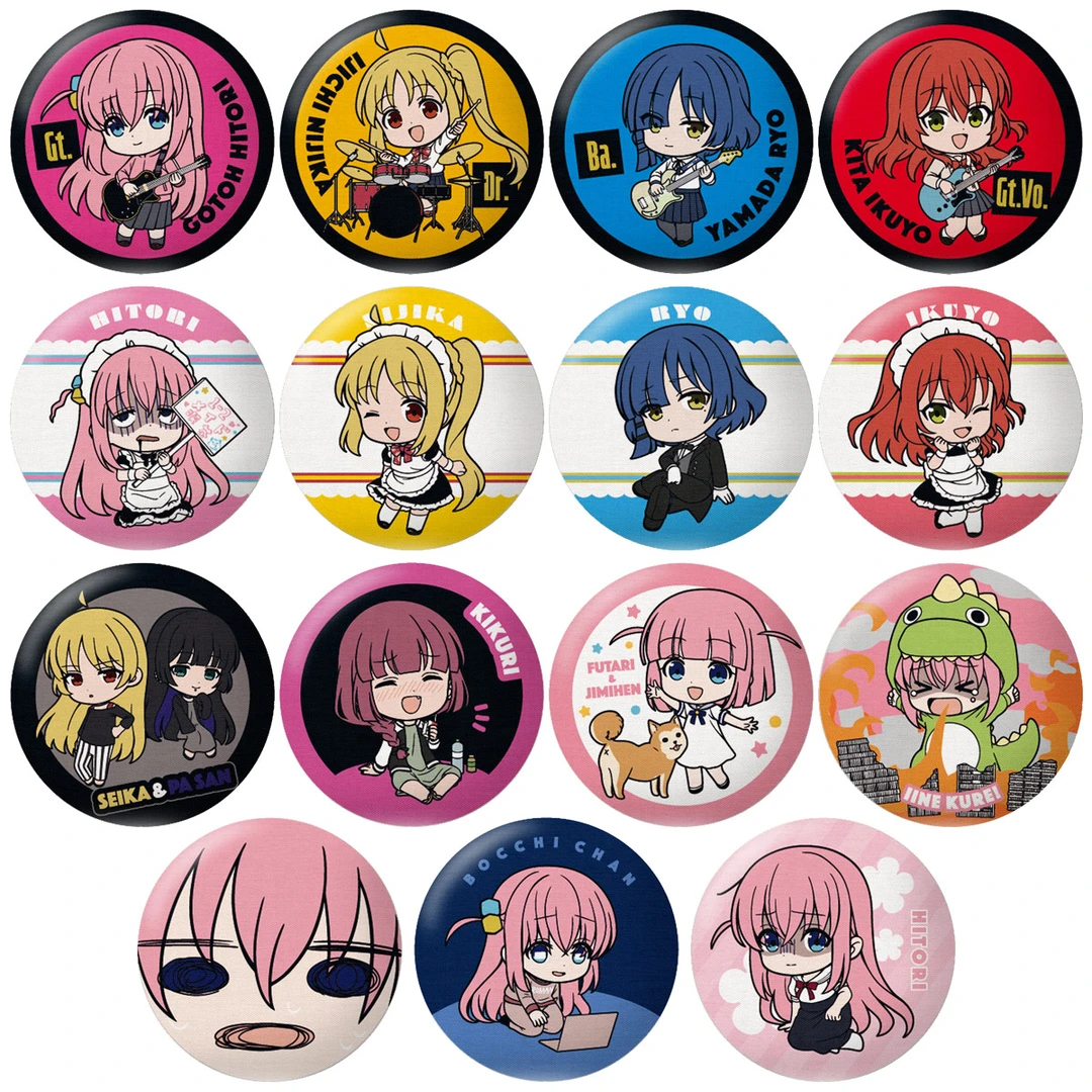CAN BADGE COLLECTION 【孤独摇滚】刺绣吧唧徽章(无口香糖)