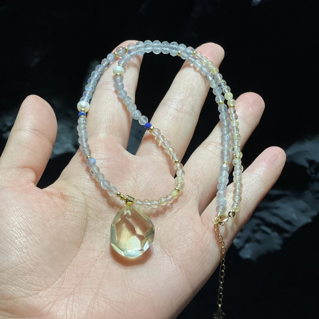 YS1200  利比亚刻面锁骨链