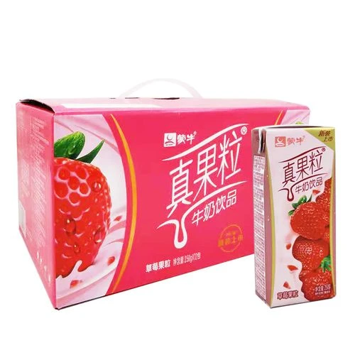 蒙牛真果粒草莓