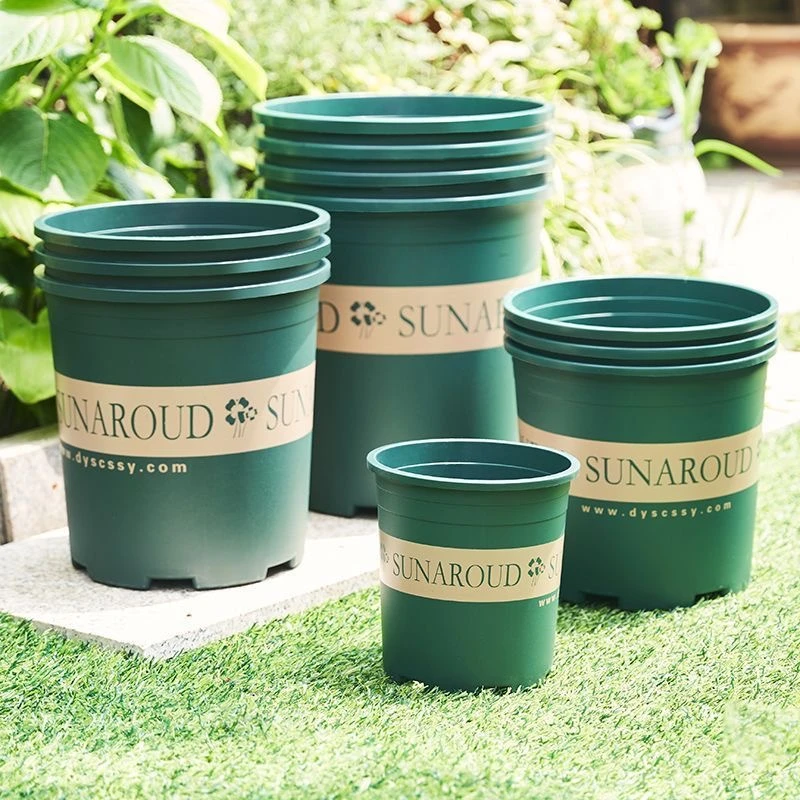 塑料花盆批发阳台种菜绿萝盆栽月季花盆特大号树脂加仑盆家用客厅