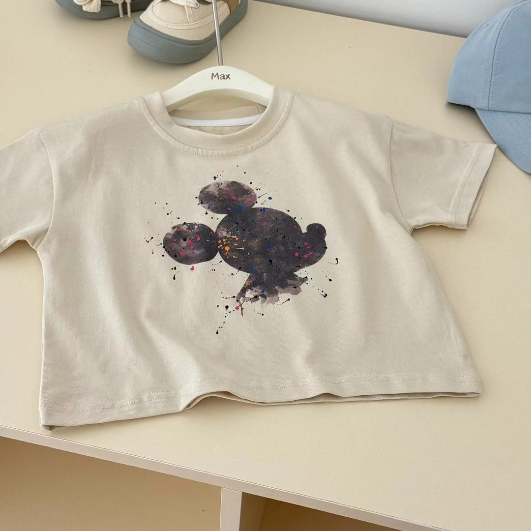 亲子儿童米奇韩版短袖T恤