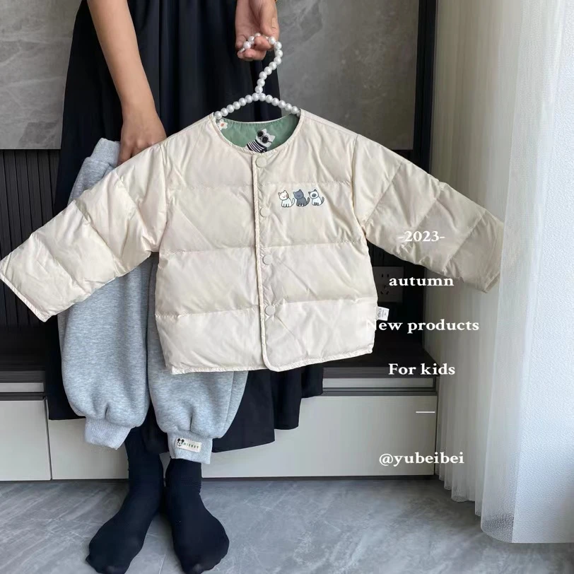YBB米色绿色动物羽绒内胆Y238036-2